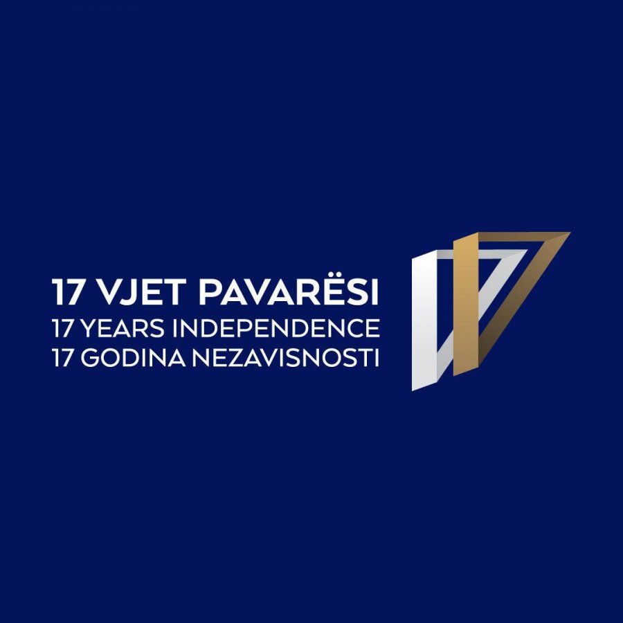 Publikohet logoja dhe agjenda për shënimin e 17-vjetorit të Pavarësisë