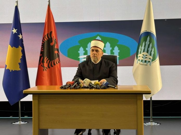 Në prag të Bajramit, myftiu Tërnava sot do të mbajë konferencë për media