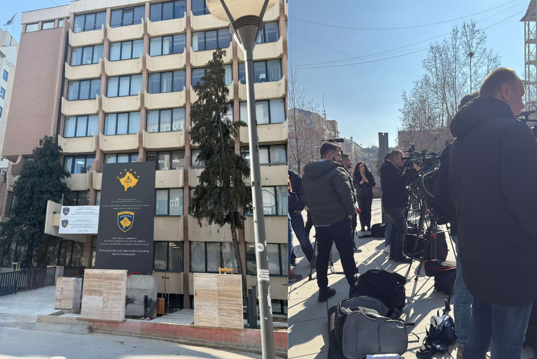 Pamje para objektit të Prokurorisë Speciale, ende asnjë shenjë nga Kurti
