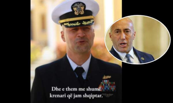 “Krenari”, Ramush Haradinaj reagon pasi shqiptari nga Tirana merr komandën e një luftanijeje amerikane