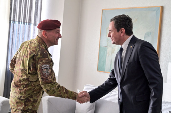 ​Kurti takon komandantin e KFOR-it, flasin për viziten e Rutte në Kosovë