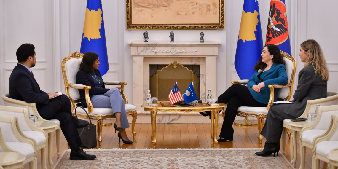 Osmani në takim me të ngarkuarën me punë të ambasadës amerikane thekson tendencat e Serbisë për destabilizimin e Kosovës
