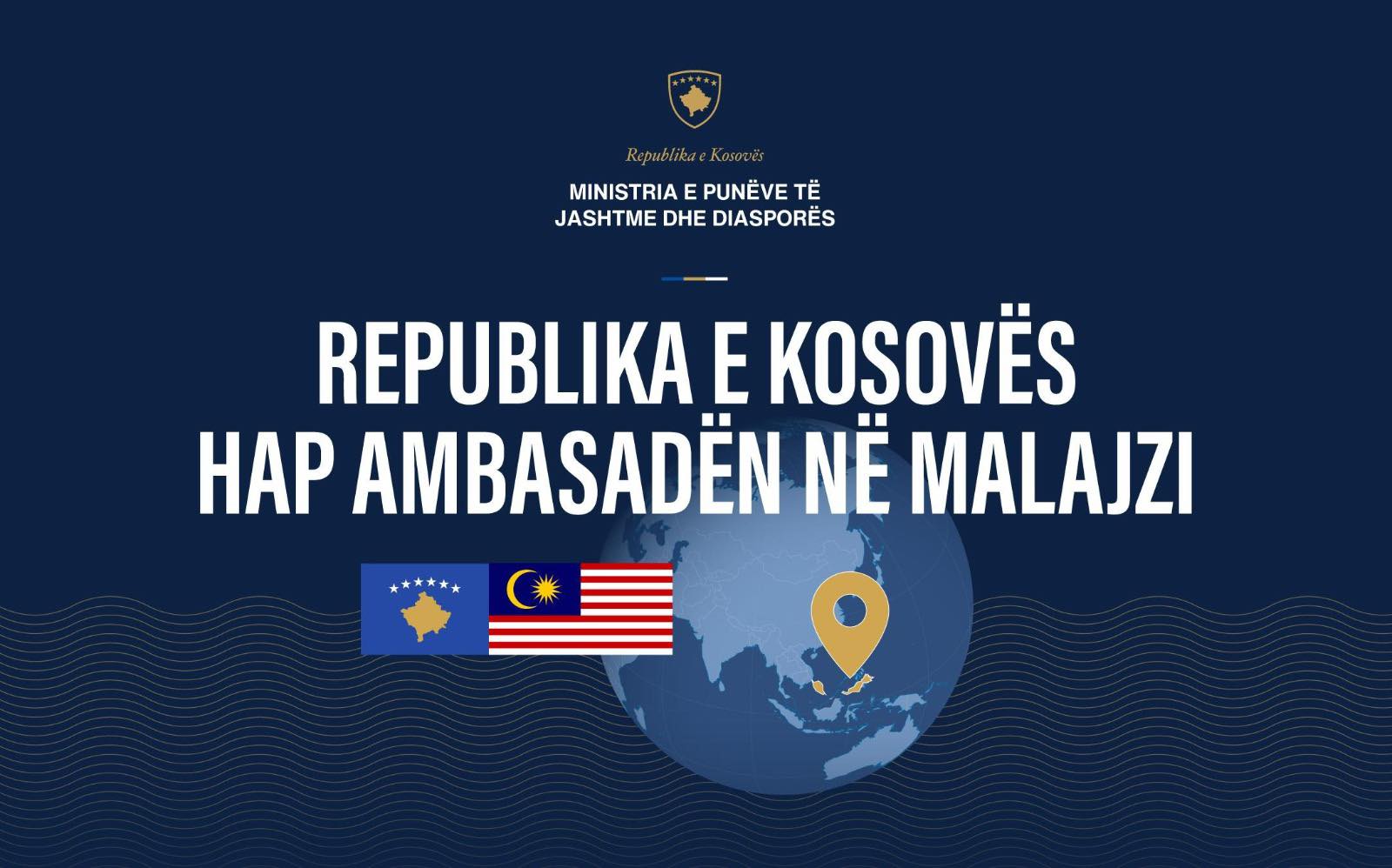 Sot hapet ambasada e Republikës së Kosovës në Malajzi
