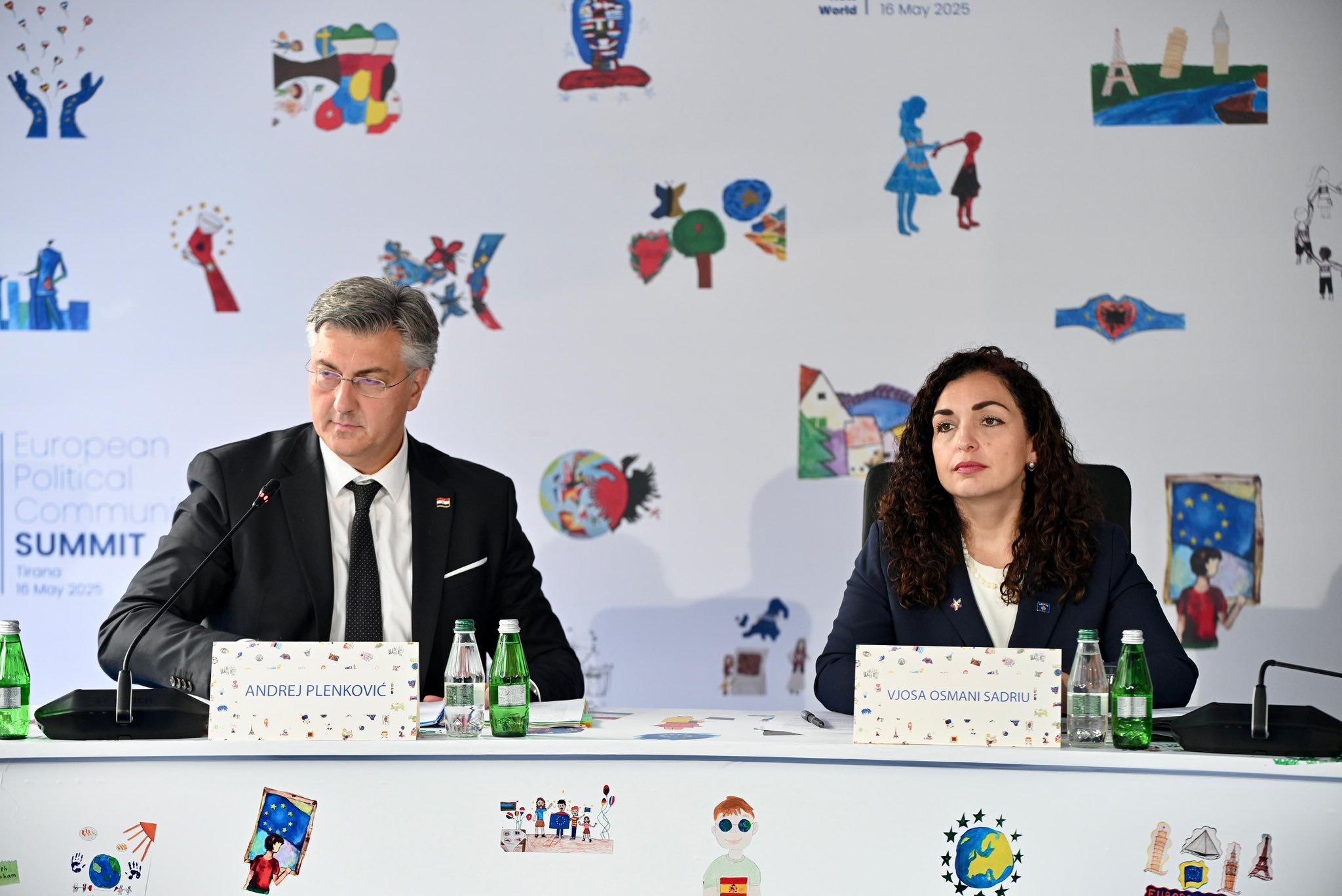 Osmani shkruan për tryezën në kuadër të Samitit të Komunitetit Evropian që e bashkëkryesoi me Plenkoviq