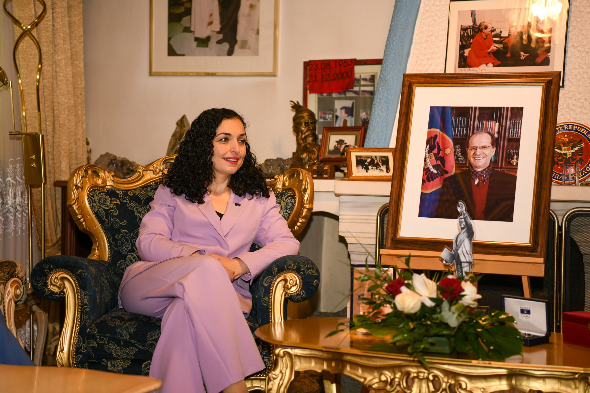 Osmani kujton Rugovën në Ditën e Presidentit: Ati themeltar i republikës sonë, sot ecim hapave të tij