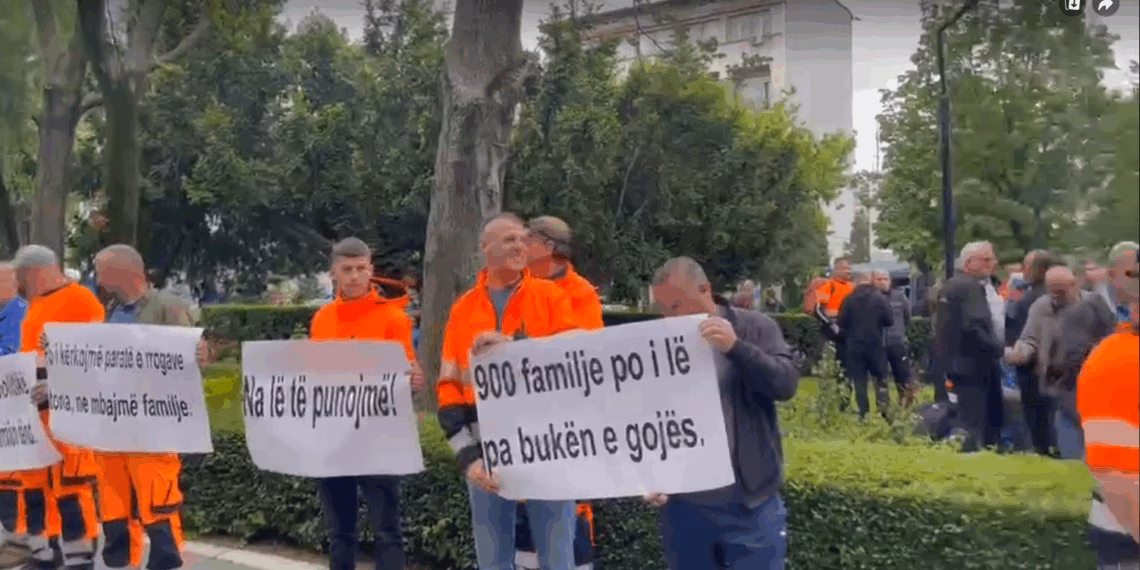 Protestojnë punëtorët e “Pastrimit”