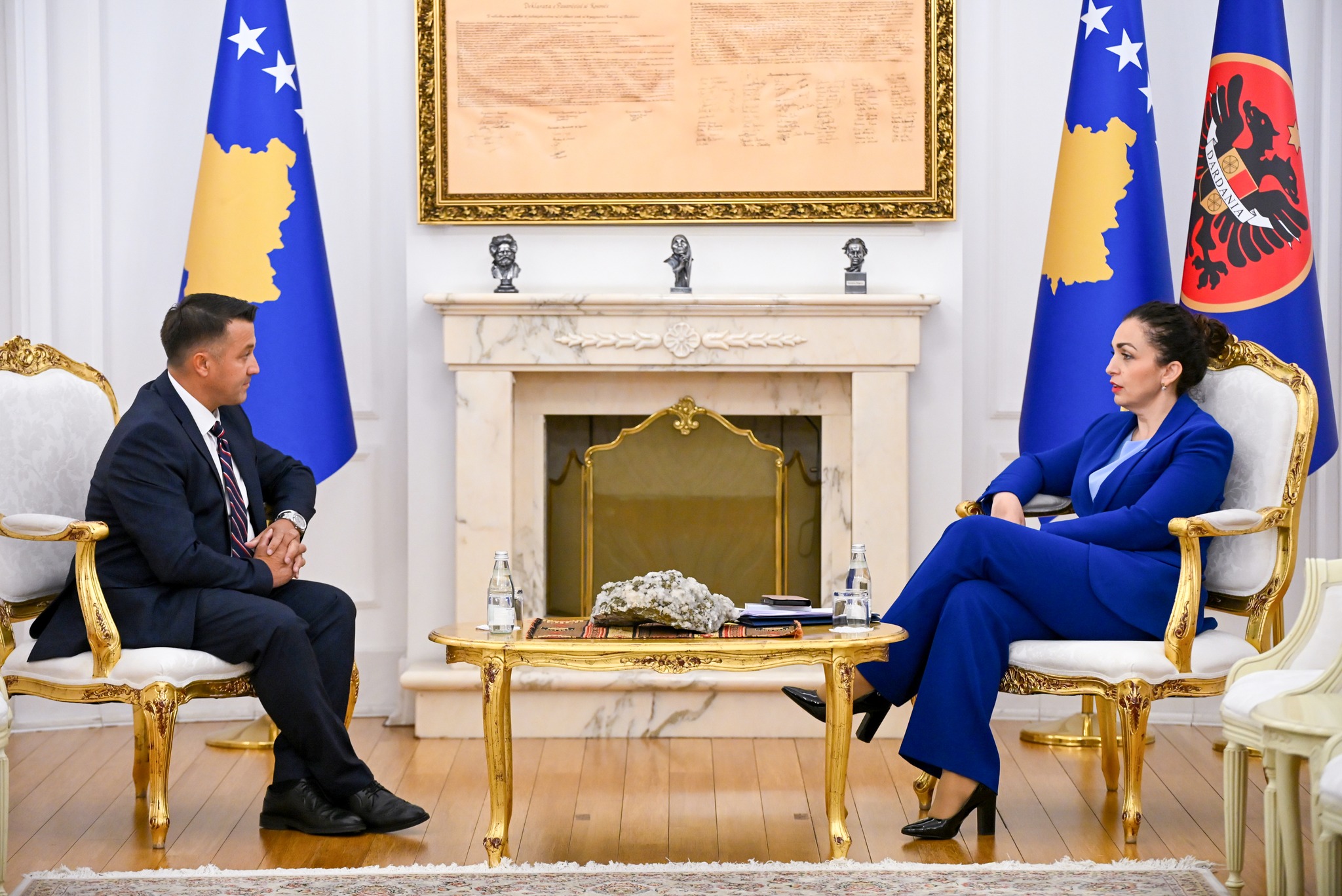 Presidentja Osmani takohet me Veton Berishën e Partisë Liberale Egjiptiane