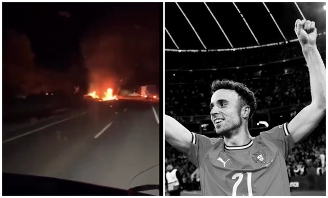 PAMJET TRAGJIKE/ Momenti kur Lamborghini digjet me Diogo Jotën dhe të vëllanë brenda tij (VIDEO)