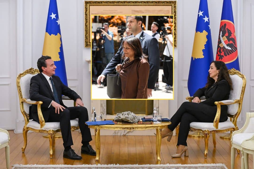 Osmani me Kurtin në takim, përfaqësuesja amerikane hyn në Presidencë