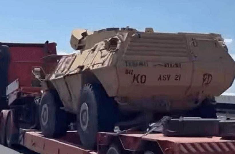 Raportohet se FSK-ja është pajisur me autoblinda amerikanë