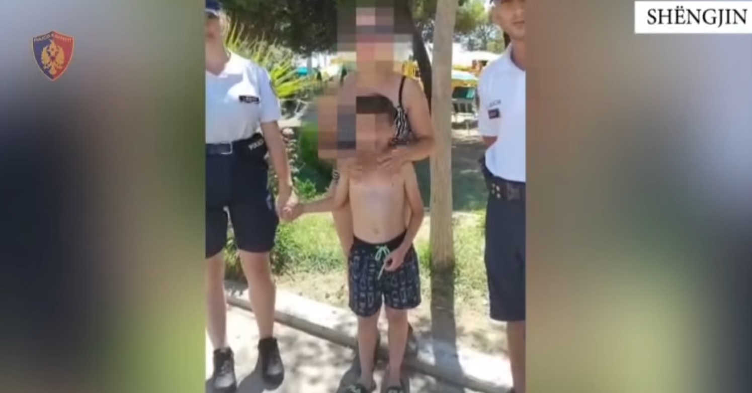 Humb një 8-vjeçar nga Kosova në plazhin e Shëngjinit, pas një ore e gjen policia