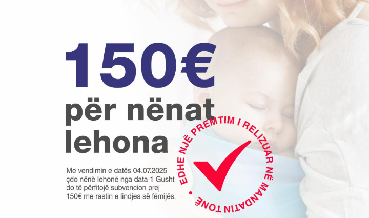 Komuna e Istogut prej sot ndan nga 150 euro për çdo nënë lehonë