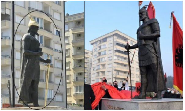 Ngjyrosja e Skënderbeut në Prizren, reagon Totaj: S’është proces yni, policia po e heton rastin