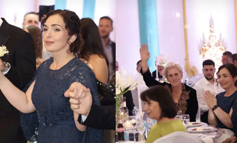 Fahrije Hoti marton djalin, pamje nga dasma madhështore e pranishme edhe Presidentja Osmani