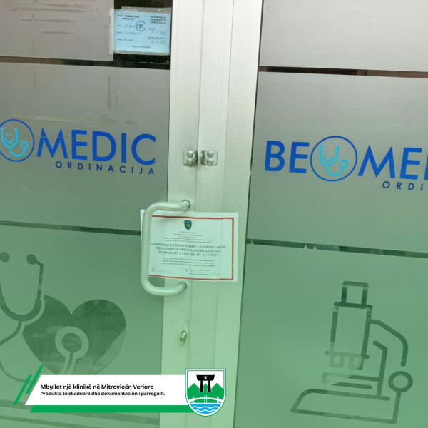 ​Mbyllet një klinikë në veri, inspektorati gjen mangësi të rënda dhe rrezik për pacientët