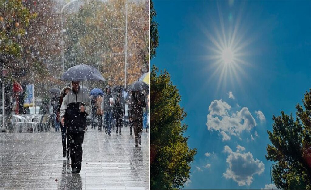 Bien temperaturat në fundjavë, priten rrebeshe shiu
