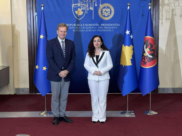 Osmani në takim me Sorensen, diskutohen zhvillimet aktuale dhe dialogu Kosovë-Serbi