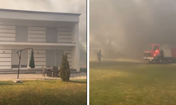 Zjarri në Gurakoc të Istogut i afrohet shtëpive, shuhet nga intervenimi i shpejtë