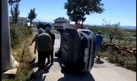Aksident në Balincë të Malishevës, rrokulliset vetura