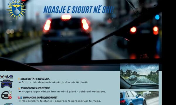 Pamje nga aksidenti i rëndë në Vranidoll, policia del me apel shoferët që ngasin makinën në shi