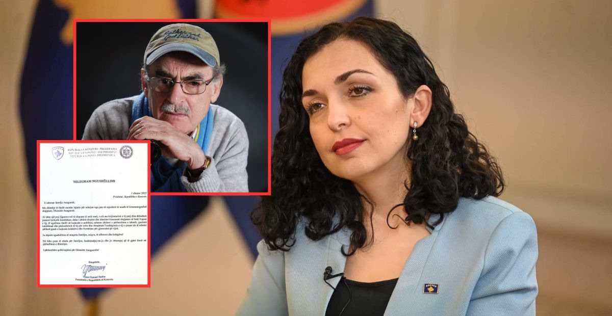 Osmani telegram ngushëllimi për Dhimitër Anagnostin: Frymëzim për gjeneratat që vijnë