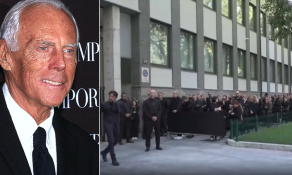 Funerali i Giorgio Armanit, qindra qytetarë presin radhën për t’i dhënë lamtumirën e fundit ikonës së modës