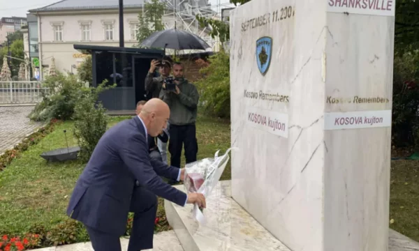 Haradinaj bën homazhe në përkujtim të viktimave të 11 shtatorit në SHBA
