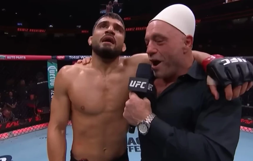 Ramiz Brahimaj triumfon në UFC, fiton me mbërthim për herë të tretë radhazi