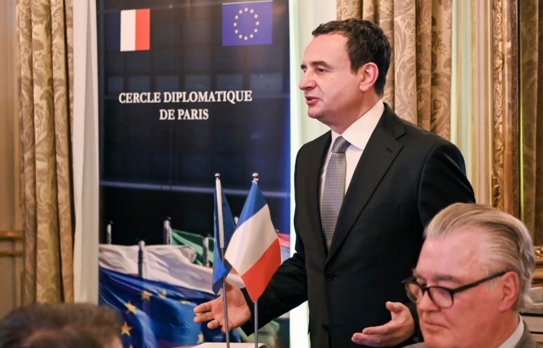 Kurti në Paris flet për rëndësinë e anëtarësimit në BE e NATO