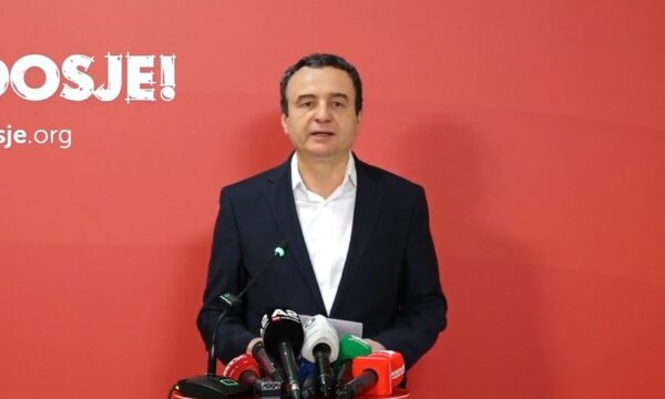 Kurti thërret konferencë për media sot në ora 17:00