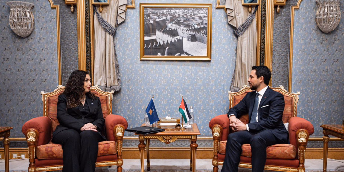 Osmani: Kosova dhe Jordania gëzojnë marrëdhënie të shkëlqyera bilaterale