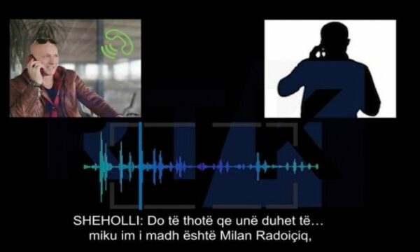 Në audio-incizimin e të dyshuarit për spiunazh Fatmir Sheholli, bashkëbiseduesit pretendohet se janë Duda Balje dhe Amir Rrustemoviq