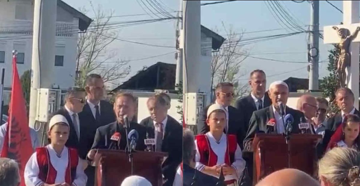 Përurohet shtatorja e Lekë Dukagjinit në Prizren: Monsinjor Lleshaj: “Drejtësi dhe dashuri”, Mulla Daka: “Bashkim dhe nderim”