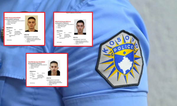 Policia kërkon ndihmë për lokalizimin dhe arrestimin e këtyre 3 të rinjve nga Peja