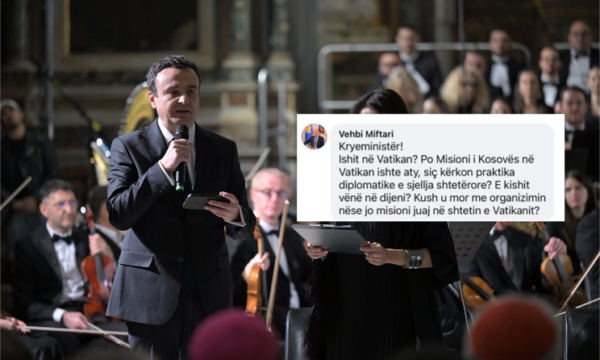 Qëndrimi i Kurtit në Vatikan, ambasadori Miftari i reagon publikisht: Kush u mor me organizimin, nëse jo misioni i Kosovës?