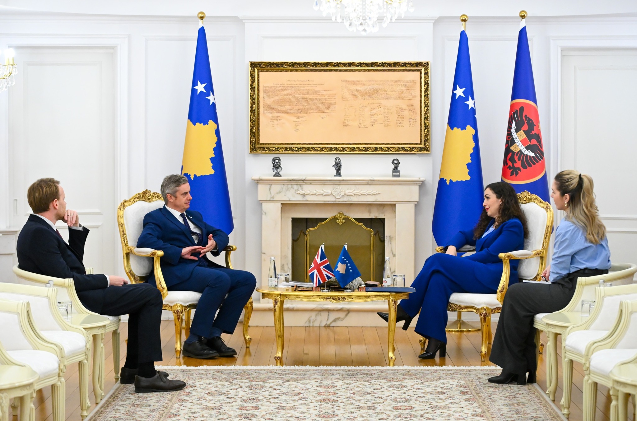 Zgjedhjet e 28 Dhjetorit, Ambasadori britanik Hargreaves takim me presidenten Osmani