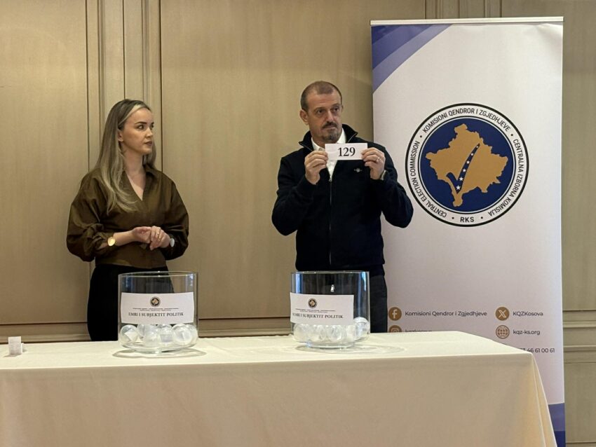 AAK me numër 129 në fletëvotimin për zgjedhjet e parakohshme