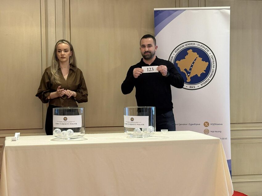 LDK me numër 123 në fletëvotimin për zgjedhjet e parakohshme