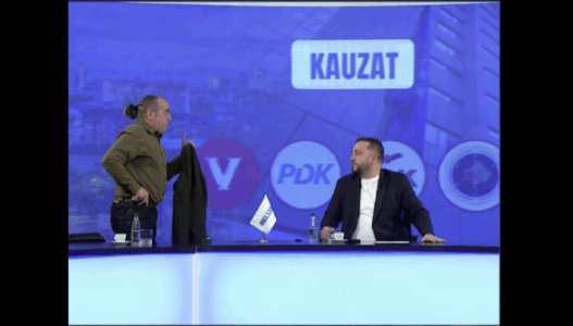 “Qe një budall”, “ti je njeri i krisur” – Momenti kur eskaloi debati live, Halil Matoshi doli nga studio (Video)