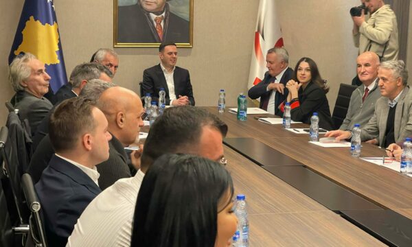 Nis mbledhja e Kryesisë së LDK-së, Abdixhiku duket në disponim të mirë