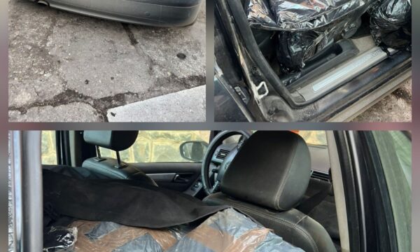 Policia në Mitrovicë të veriut ndalon një automjet me mall të kontrabanduar
