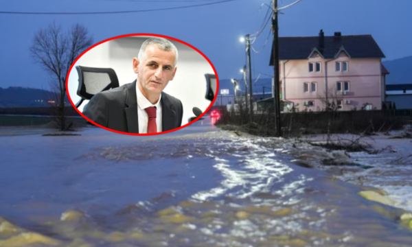 Vërshimet e sotme – Durmishi tregon për gjendjen e rrugëve: Në autostradën ‘’Ibrahim Rugova’’ ka rrëshqitje të dheut