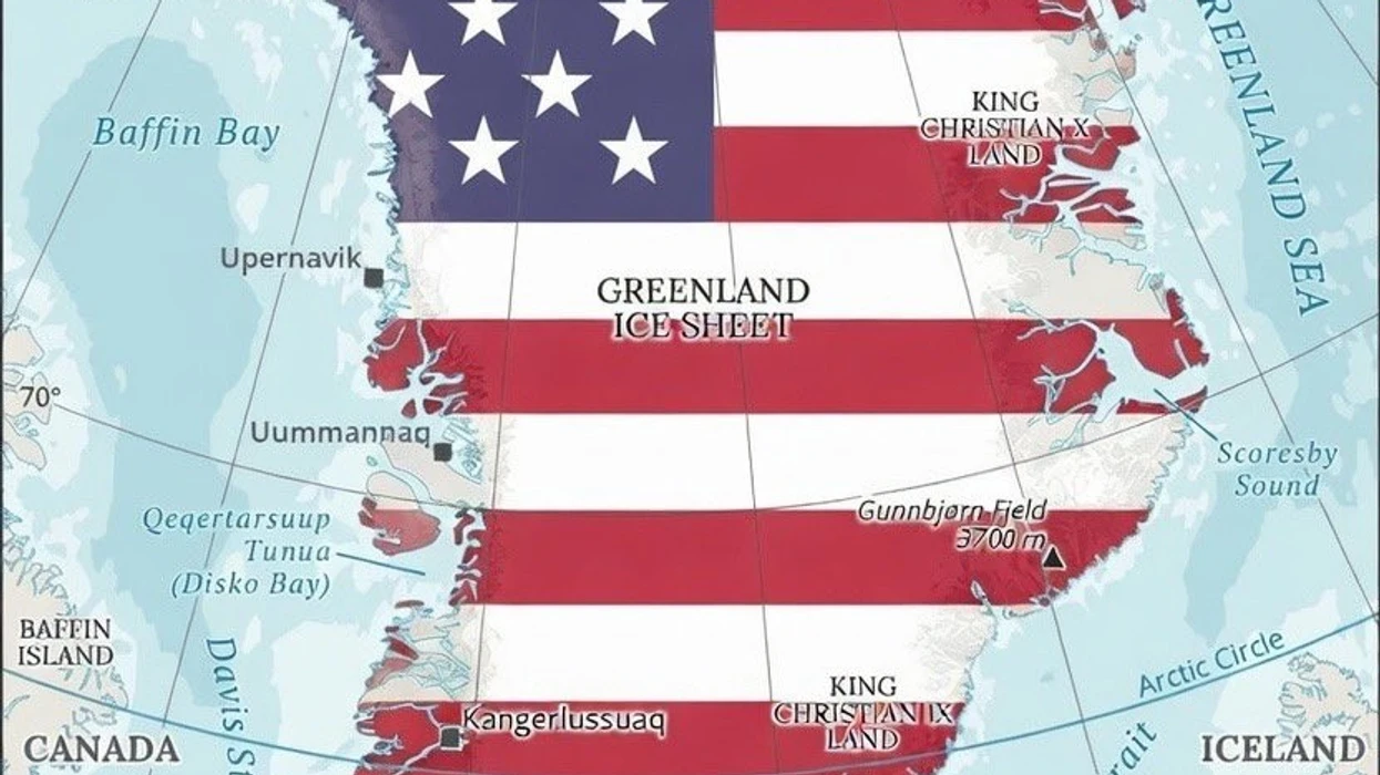 Së shpejti” – harta e Grenlandës e mbuluar me flamur amerikan, postimi që po ndez debate