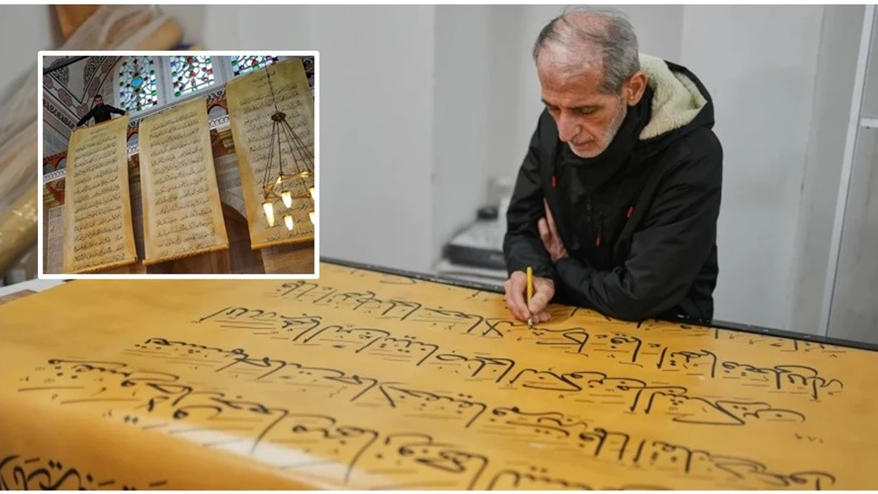 Gjashtë vite përkushtim – kaligrafi irakian përfundon Kuranin ‘më të madh’ të shkruar me dorë