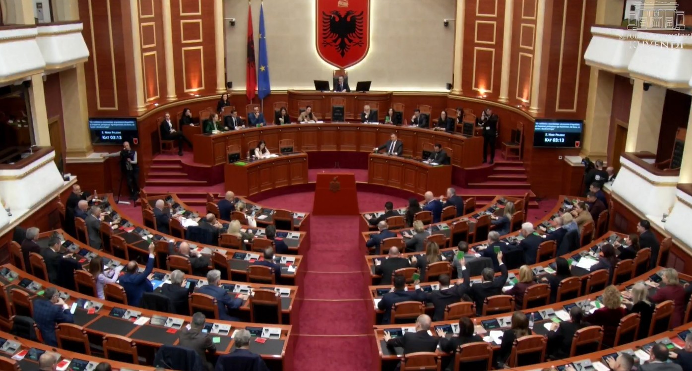 Kuvendi i Shqipërisë miraton me 113 vota ratifikimin e marrëveshjes së pranimit në Bordin e Paqes