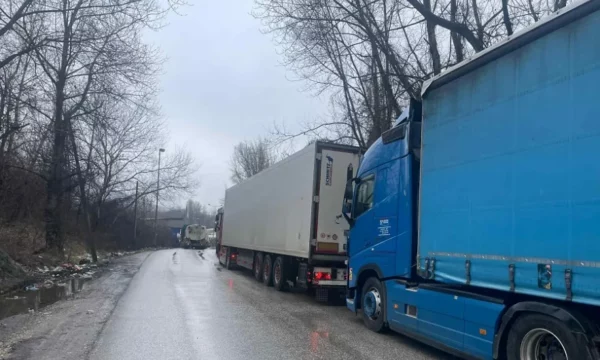 Protesta e transportuesve kundër rregullores së BE, hapet pika kufitare Kosovë-RMV për qarkullim të kamionëve