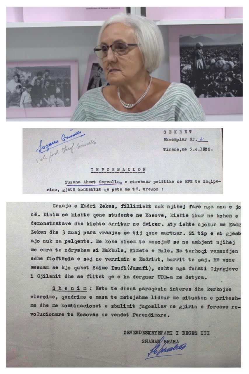 Ardita Shkodra: Suzana Muminoviq Gërvalla fliste “zi e terr” për bashkëshorten e Kadri Zekës, ndërsa sot Donika nuk bëri asgjë për babanë e saj