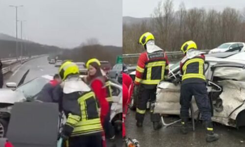 Një e vdekur dhe dy të lënduar në vetaksident trafiku në autostradën “Ibrahim Rugova”