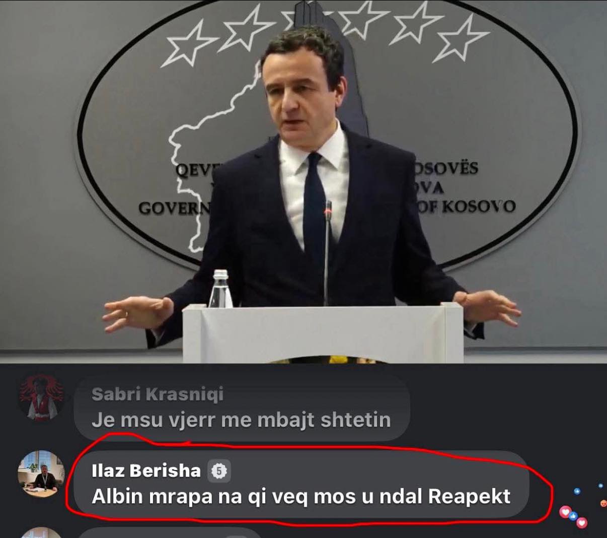 Berat Buzhala ironizon një koment ndaj Albin Kurti: “Ky gabim në të shkruar ka më shumë peshë se debatet e mbrëmjes”