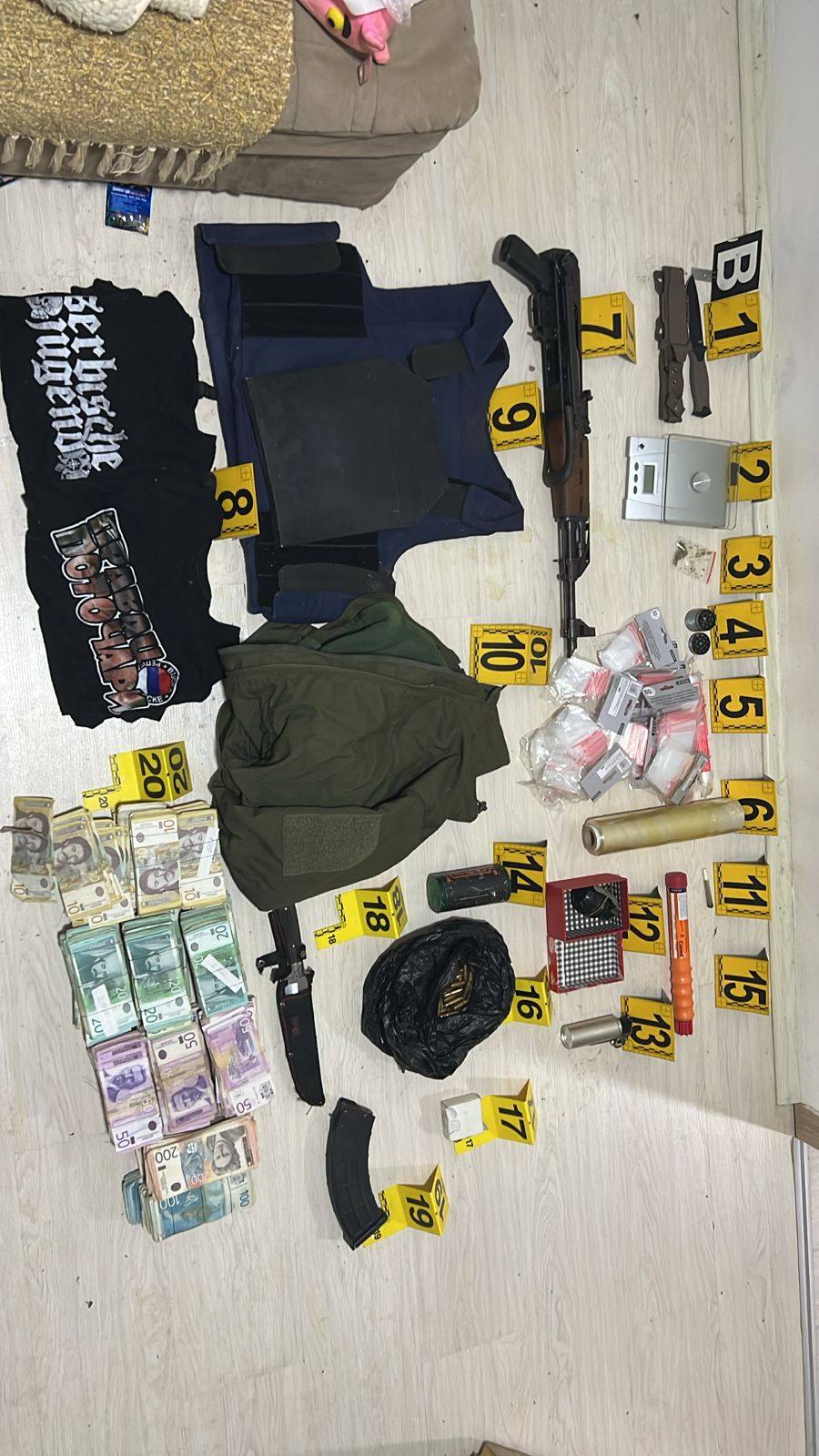 Arrestohet një person në Mitrovicë të Veriut për tentativë vrasjeje – policia gjen armë, granata dhe drogë